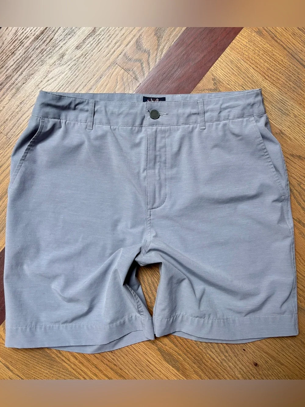 Faherty All Day Shorts Gray Performance Stretch Chino Shorts Men’s Size 32
